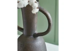 Mor Furniture Vases|Aadeen Small Vase In Distressed Brown