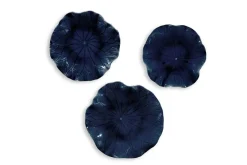 Mor Furniture Wall Art & Accents|Abella Ceramic Wall Art In Blue, Set Of 3