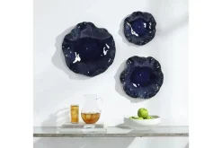 Mor Furniture Wall Art & Accents|Abella Ceramic Wall Art In Blue, Set Of 3