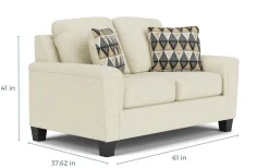 Mor Furniture Loveseats|Abinger Loveseat In Smoke