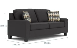 Mor Furniture Sofas|Abinger Sofa In Smoke