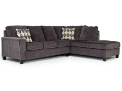 Mor Furniture Sectionals|Abinger Sofa Tux Chaise Sectional In , Left Facing Smoke