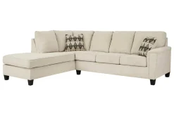 Mor Furniture Sectionals|Abinger Sofa Tux Chaise Sectional In , Left Facing Smoke