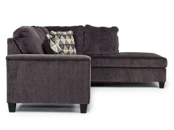 Mor Furniture Sectionals|Abinger Sofa Tux Chaise Sectional In , Left Facing Smoke