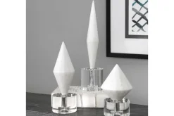 Mor Furniture Sculptures|Alize Sculpture In White, Set Of 3