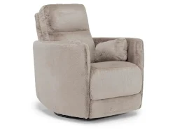 Mor Furniture Recliners|Alpaca Swivel Gliding Recliner In Badgley Hemp