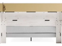 Mor Furniture Beds|Altyra Bookcase Bed In Pearl White, Queen