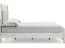 Mor Furniture Beds|Altyra Panel Bed In Pearl White, Twin