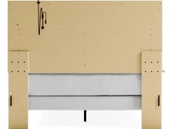 Mor Furniture Beds|Altyra Panel Bed In Pearl White, Twin