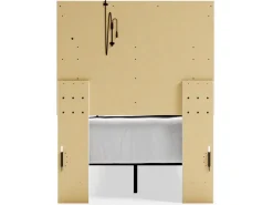 Mor Furniture Beds|Altyra Panel Bed In Pearl White, Twin
