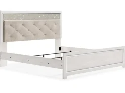 Mor Furniture Beds|Altyra Panel Bed In Pearl White, Twin
