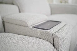 Mor Furniture Reclining Sectionals|Sectionals|Amara 6 Piece 2 Power Sectional In Tasmin Granite