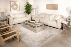 Mor Furniture Reclining Loveseats|Reclining Sofas|Amara 2 Power Loveseat In Tasmin Granite