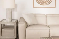 Mor Furniture Reclining Loveseats|Reclining Sofas|Amara 2 Power Loveseat In Tasmin Granite