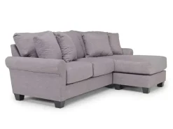 Mor Furniture Sofas|Amelia Crypton Performance Sofa Chaise In Nomad Snow, Down