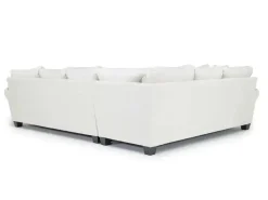 Mor Furniture Sectionals|Amelia Crypton Performance Tux Sofa Sectional In , Left Facing Nomad Slate