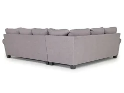 Mor Furniture Sectionals|Amelia Crypton Performance Tux Sofa Sectional In , Left Facing Nomad Slate