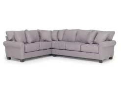 Mor Furniture Sectionals|Amelia Crypton Performance Tux Sofa Sectional In , Left Facing Nomad Slate