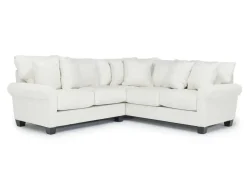 Mor Furniture Sectionals|Amelia Crypton Performance Tux Loveseat Sectional In , Left Facing Nomad Slate