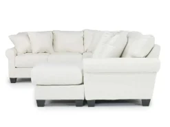 Mor Furniture Sectionals|Amelia Crypton Performance Sofa Chaise Sectional In , Left Facing Nomad Slate