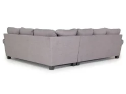Mor Furniture Sectionals|Amelia Crypton Performance Sofa Chaise Sectional In , Left Facing Nomad Slate
