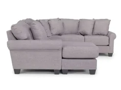 Mor Furniture Sectionals|Amelia Crypton Performance Sofa Chaise Sectional In , Left Facing Nomad Slate
