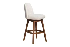 Mor Furniture Barstools|Amelia Swivel Bar Height Stool In Beige
