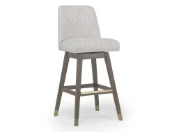Mor Furniture Counter Height Stools|Barstools|Amelia Swivel Counter Height Stool In Mocha