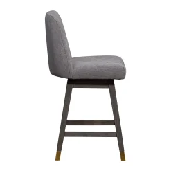 Mor Furniture Counter Height Stools|Barstools|Amelia Swivel Counter Height Stool In Mocha