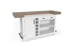 Mor Furniture Seating For 2|Dining Room Sets|Americana Bar Height Dining Table & 2 Stools In Cotton