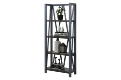 Mor Furniture Bookcases & Library Walls|Americana Bookcase In White Blue