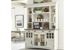 Mor Furniture Sideboards, Buffets & Hutches|Americana Buffet & Hutch In Cotton
