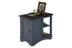 Mor Furniture Sofa & End Tables|Americana Chairside Table In Blue