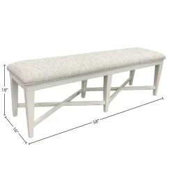 Mor Furniture Dining Benches|Americana Dining Bench In Cotton