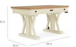 Mor Furniture Desks|Americana Office Desk In , 60 Inch Blue