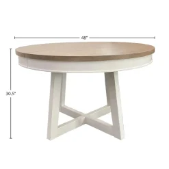 Mor Furniture Round Dining Tables|Dining Tables|Americana Round Dining Table In Cotton