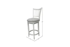 Mor Furniture Barstools|Americana Swivel Barstool In Cotton