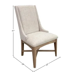 Mor Furniture Dining Chairs|Americana Upholstered Arm Chair In Cotton, Set Of 2