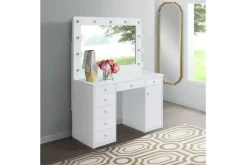 Mor Furniture Vanities & Mirrors|Amia Vanity & Mirror In White