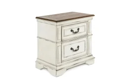 Mor Furniture Nightstands|Anastasia Nightstand In Antique Bisque