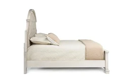 Mor Furniture Upholstered Beds|Beds|Anastasia Upholstered Panel Bed In Antique Bisque, Queen