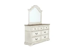 Mor Furniture Bedroom Sets|Anastasia Upholstered Panel Bed, Dresser, Mirror & Nightstand, Queen