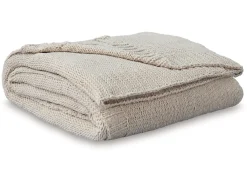 Mor Furniture Throw Blankets|Throw Blankets|Anawood Throw Blanket In Oatmeal