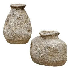 Mor Furniture Vases|Ancient Echos Vase In Brown, Set Of 2