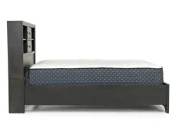 Mor Furniture Beds|Andes Bookcase Bed W/ Storage In , Twin Charcoal