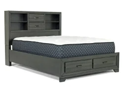Mor Furniture Beds|Andes Wall Bed In , Twin Charcoal