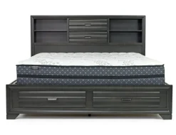 Mor Furniture Beds|Andes Wall Bed In , Twin Charcoal