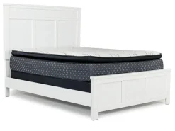 Mor Furniture Bedroom Sets|Andover Panel Bed, Dresser, Mirror & Nightstand In White, Twin