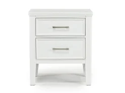 Mor Furniture Bedroom Sets|Andover Panel Bed, Dresser, Mirror & Nightstand In White, Twin