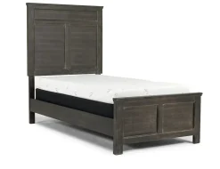 Mor Furniture Beds|Andover Panel Bed In White, Twin